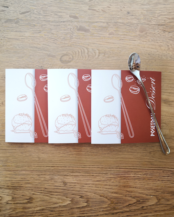 Illustration, Dessertkarte, Corporate Design, HAAG Design München